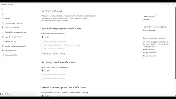 How to turn off Windows security notifications in Windows 11