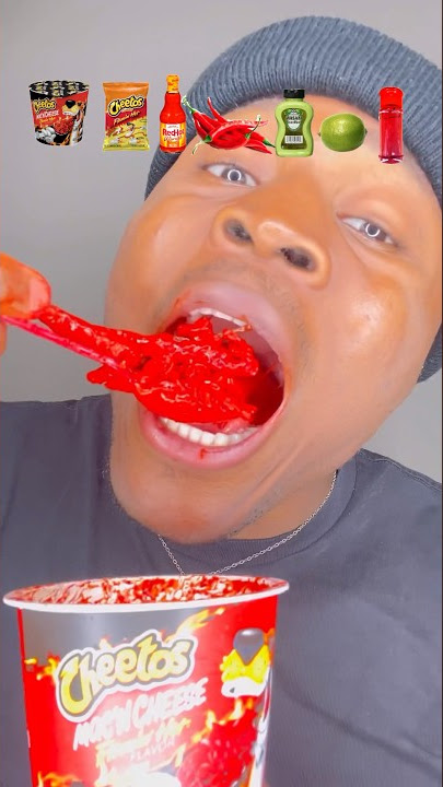 Flamin Hot Cheetos Mac’n cheese 🥵 #shorts