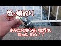 【視聴注意】春のカニ網釣り。まだ、釣れるの?