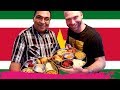 Mind-Blowing INDIAN THALI in SURINAME at Martin House of Indian Food | Paramaribo, Suriname