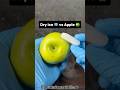 Dry ice 🧊 vs Apple 🍏 #Satisfying #Experiment #ASMR #DryIce