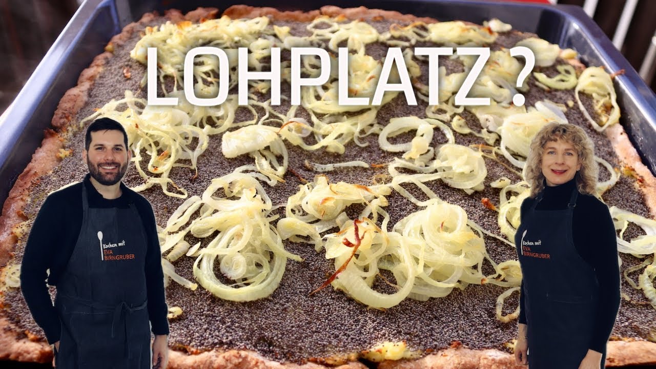 Lohplatz - ein traditionelles hessisches Gericht mit Mohn und Zwiebeln