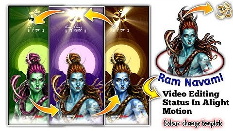Special Ram Navami Beat Sync Status Editing In Alight Motion | Shake Effect Dj Remix Song