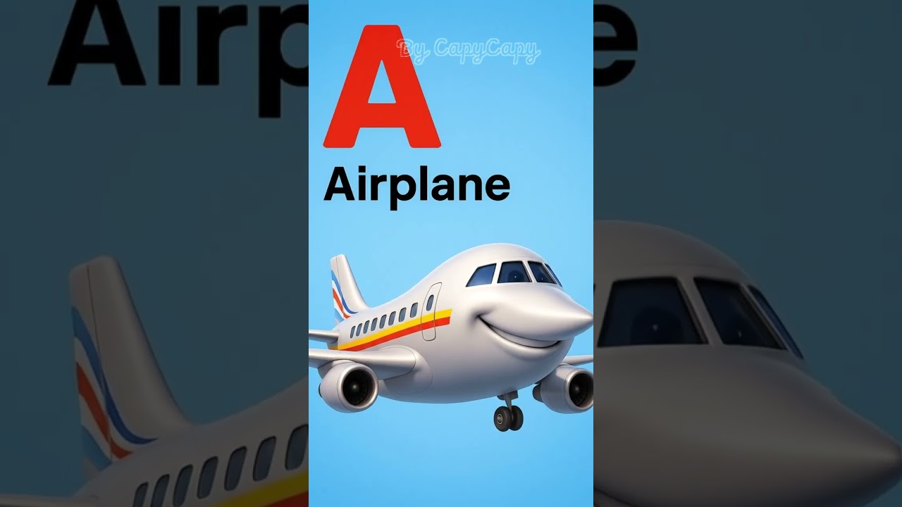 A is for... Song! 🍎✈️🐊 | Fun ABC Learning Song for Kids - By CapyCapy