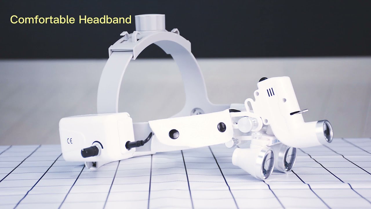 Dental 3.5x-420 Loupes Binocular Headband Medical Magnifier.