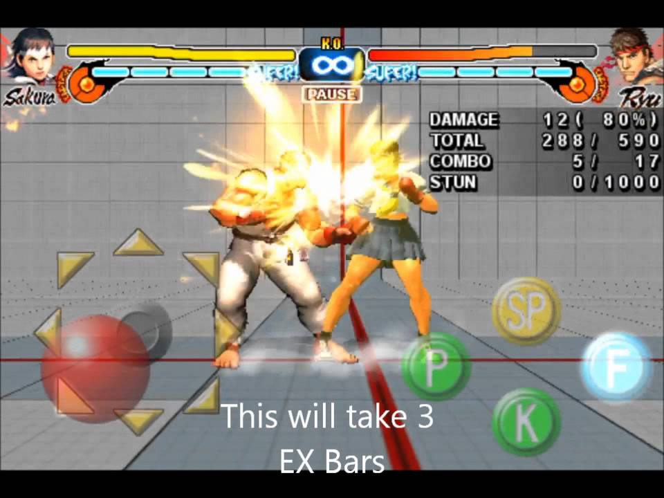 Street Fighter IV Volt Sakura Combos [iPhone Edition]