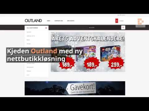 Outland med nettbutikk integrert med Uni Økonomi