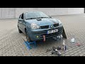 RENAULT CLIO II 1.2 16V - levá poloosa, manžety řízení a oprava výfuku