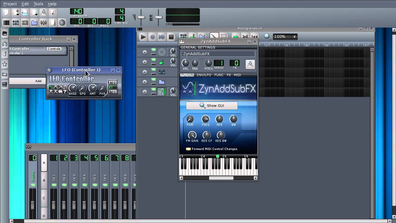LMMS Recording Test / Making An LFO Bass YouTube