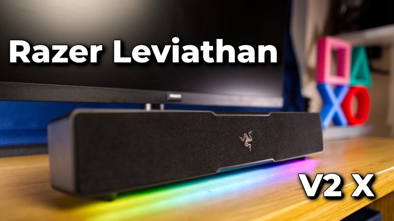 Razer Leviathan V2 X PC Gaming Compact Soundbar: USB Type C, BT,  High-Fidelity Stereo, Razer Chroma™ RGB 