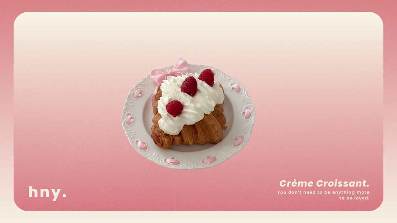 Crème Croissant ✿ You don’t need to be anything more to be loved.