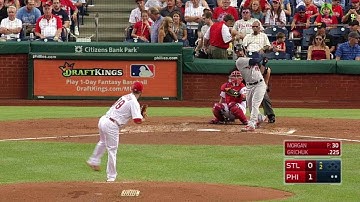 STL@PHI: Grichuk swats first-pitch solo homer in 2nd