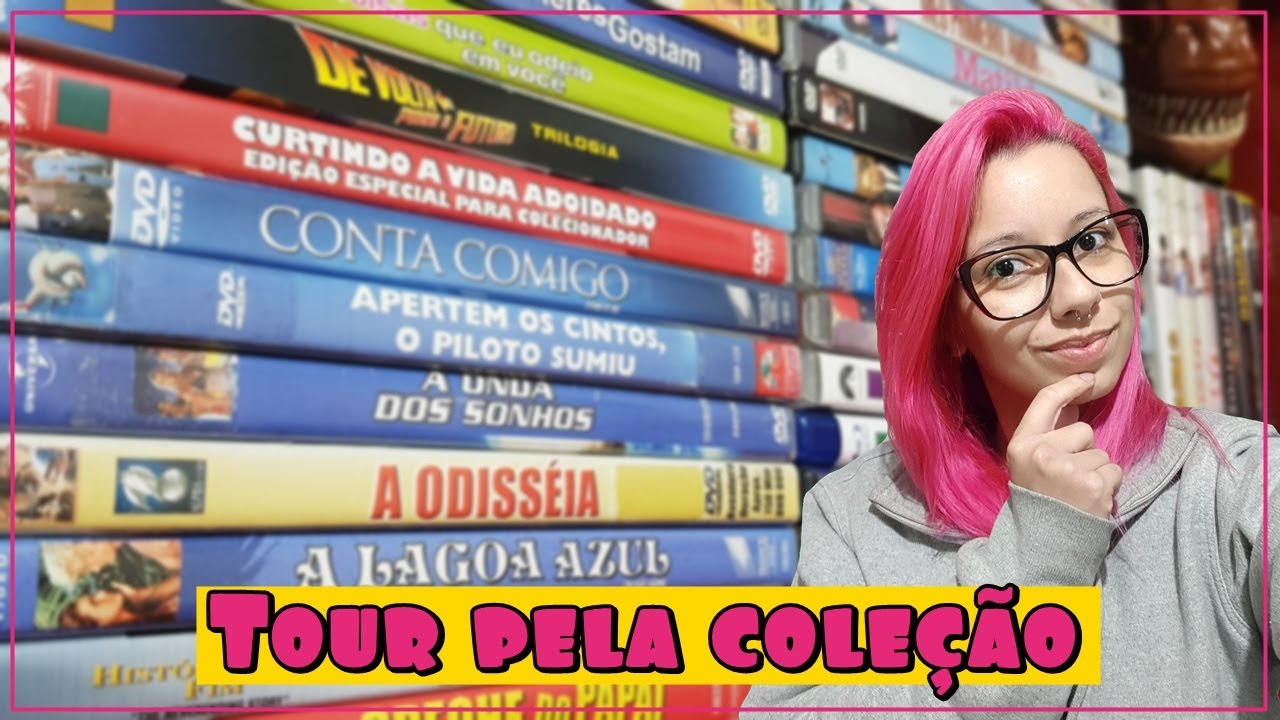 TOUR pela COLEÇÃO [DVDs e Blu-rays] 🎬💿 Como eu organizo os filmes? | Papo de Coleção #2
