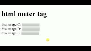 The HTML meter tag ! #coding #htmltags #html #html5 #htmltutorial