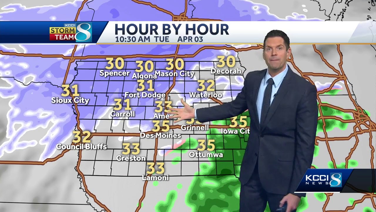 Videocast: Falling temperatures bring a wintry mix - YouTube