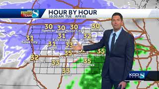 Videocast: Falling temperatures bring a wintry mix