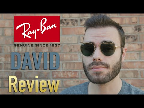 Ray-Ban ラウンドサングラス RayBan/DAVID RB3582 Ray-Ban David Review - YouTube