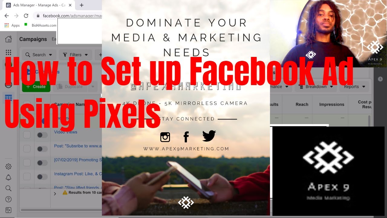 How to Set Up a FaceBook Ad Using Pixels - YouTube