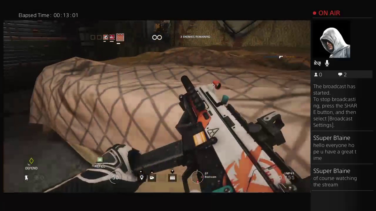 SSuperB1aine's Live Broadcast Of R6S #1