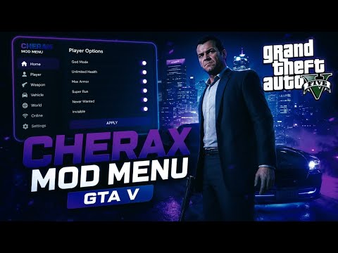 FREE Cherax Mod Menu GTA V | GTA 5 Online Cherax Menu UPDATED 2026 | Divine Hacks + Many Functions