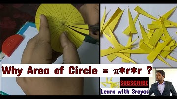 Why Area of Circle is π*r*r ? - the intuition | General Math Series | Learn with Sreyas