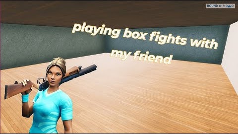 1v1 box fight with my friend