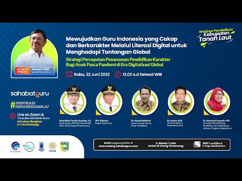 WEBINAR PENDIDIKAN: Kabupaten Tanah Laut