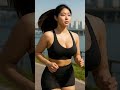 Flow State  AI Runner’s Rhythm at Sunset #shorts