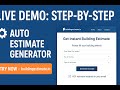 How to Prepare Building Estimate from Website | Full Demo | buildingestimate.in