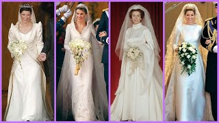 Top 16 Royals Who Wore Similar Wedding Dresses! screenshot 2