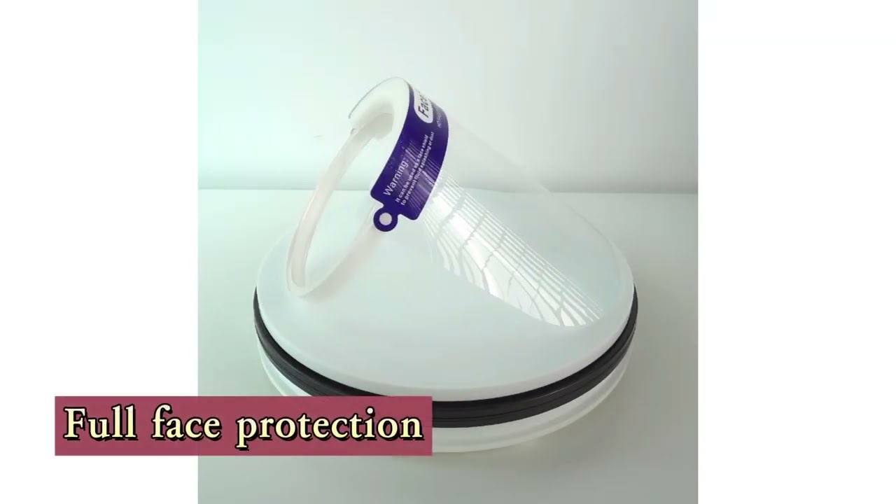 Adult Clear Face Shield Reusable Plastic Anti Fog Protective Face Shield Mask Safety Face Shields