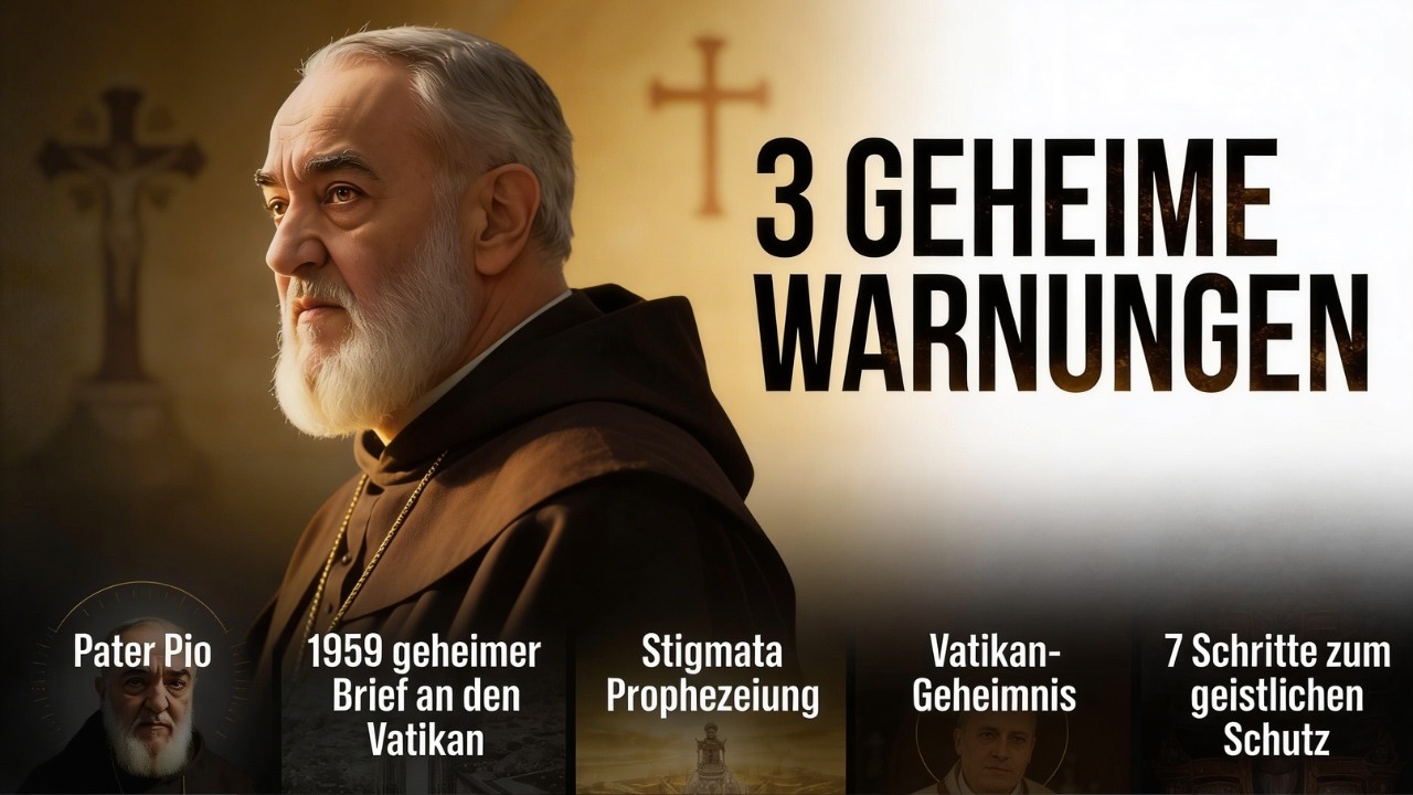 VATIKAN VERBARG DIESEN BRIEF VON PATER PIO 60 JAHRE — 3 WARNUNGEN FÜR DIE ENDZEIT