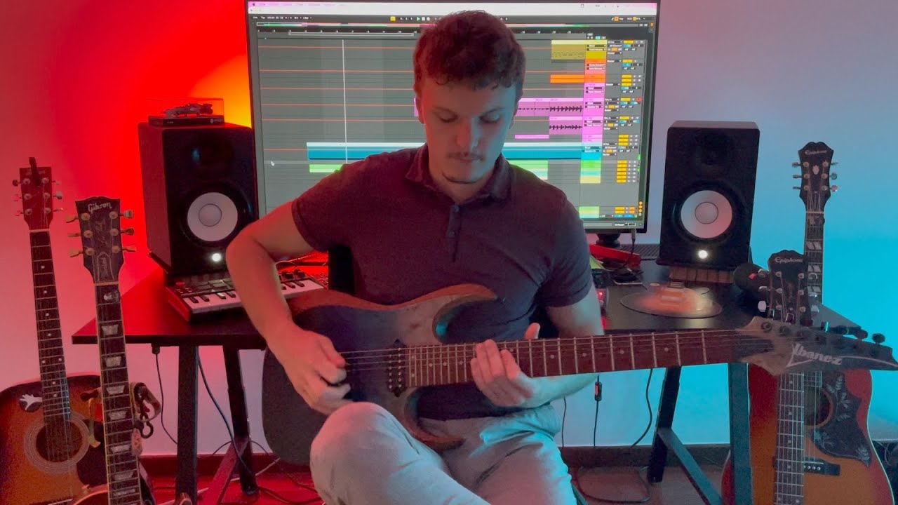 Guitar playthrough - Arabic metal demo (7 strings Ibanez) - YouTube