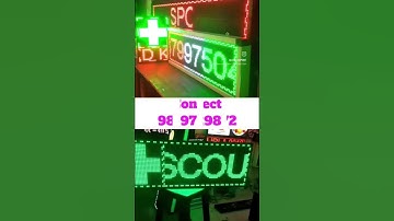 led lus sign & scrolling display pluspoint Advertising