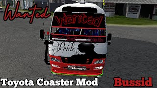 Wanted || Bussid Livery || Toyota Coaster Mod || Bus Simulator Indonesia screenshot 2