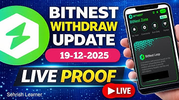 Bitnest Withdraw Update Today 19-12-2025 | Live Proof | Withdraw Working or Not?