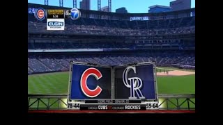 123 - Cubs at Rockies - Sunday, August 21, 2016 - 3:10pm CDT - WLS-ABC 7