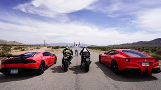 Street racing superbikes vs supercars ...