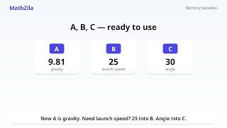 Stop Retyping Numbers: Memory Variables A-M Tutorial | MathZila