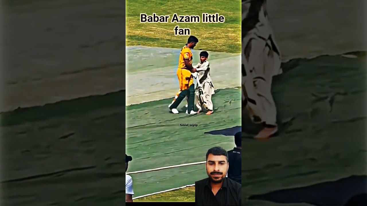 Babar Azam Little Fan ❤️ ❤️ ❤️ | flood relief exhibition match  