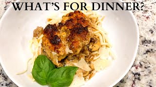 WHAT’S FOR DINNER / CREAMY GARLIC MUSHROOM CHICKEN / ONE PAN RECIPE