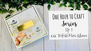 Famous One Hour to Craft Series Ep. 2: 6x6 Trifold Mini Album #rosakellyonehourcrafting Wealth