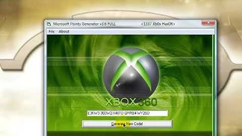 Microsoft Points Generator! No password required!