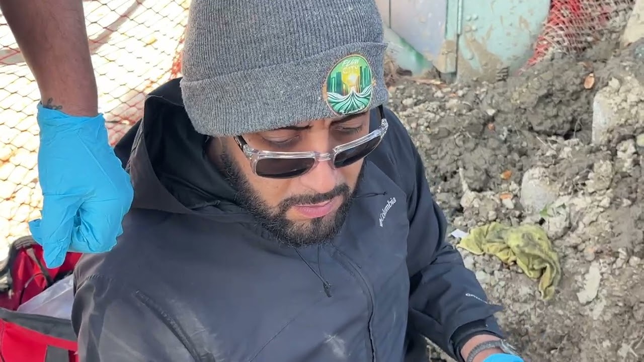 Handsome plumber doing sewer repair, camera inspection in Fremont, CA