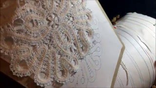 Bobbin Lace: Russian style - how to start cloth stitch w/scan