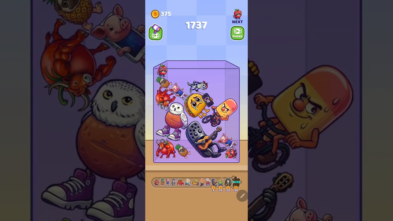 From tiny Fella to GIANT beast! 🐣➡️🐉 #GamingShorts ##MobileGaming #CasualGame #HighScore #GameLover 