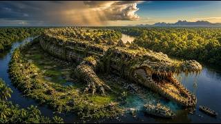 Abandoned Crocodile Fortress 🐊💀 ➡️ Luxury Resort Paradise ✨🌴 — Full Transformation