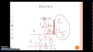 6-3 Multiplying Decimals