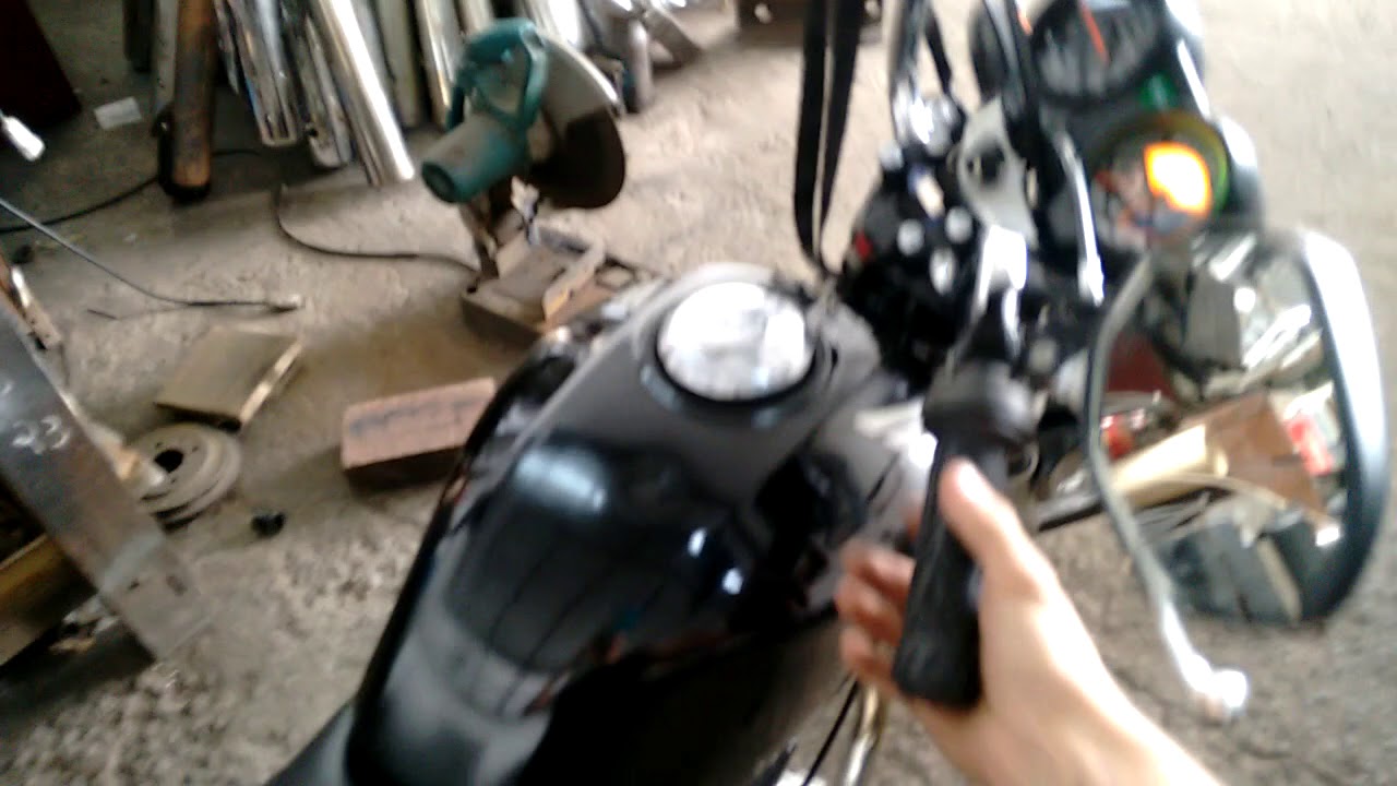 Titan 150 carburada escape Cromo forte operado 2em1 Moto'Car