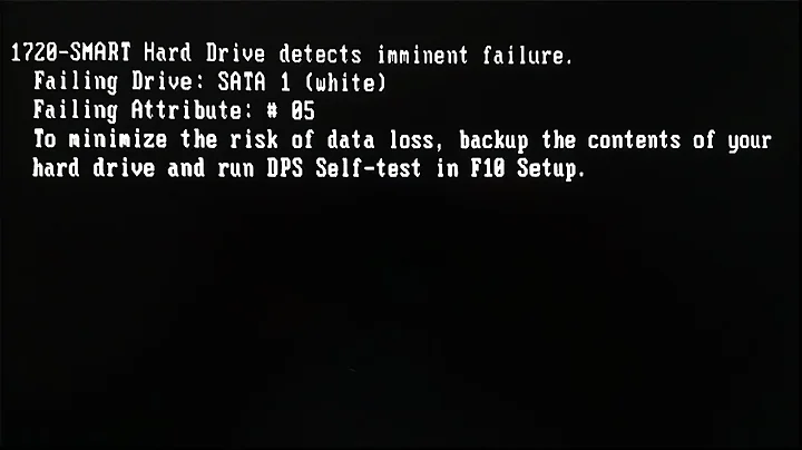 1720- smart hard drive detects imminent failure.The risk of data loss | how to fix it | Solved 100%